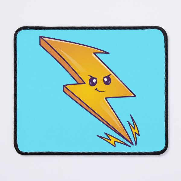 Item preview,  "Thunderbolt Buddy: Cute Lightning Cartoon Vector Icon" designed and sold by hjian8219.