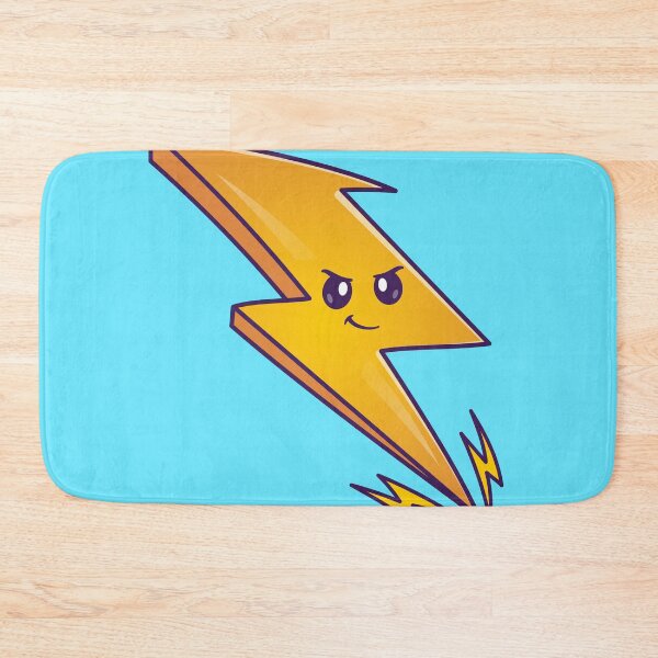 Item preview,  "Thunderbolt Buddy: Cute Lightning Cartoon Vector Icon" designed and sold by hjian8219.
