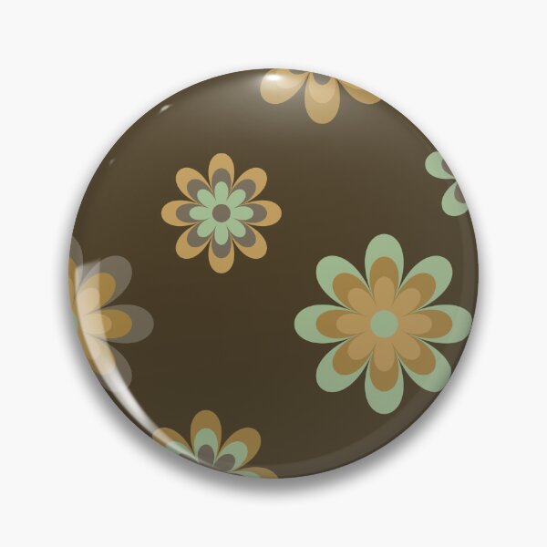 Item preview, Groovy Green Flowers designed and sold by ReformedPeasant.