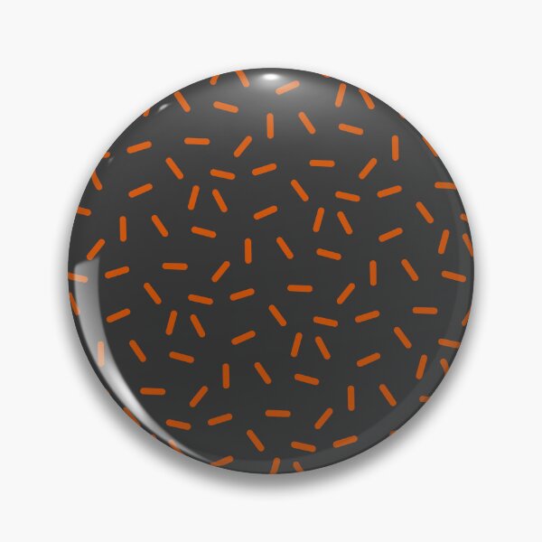 Item preview, Orange Sprinkles Dashed Line Confetti Grey Party Pattern designed and sold by Alchemy-A-La-G.