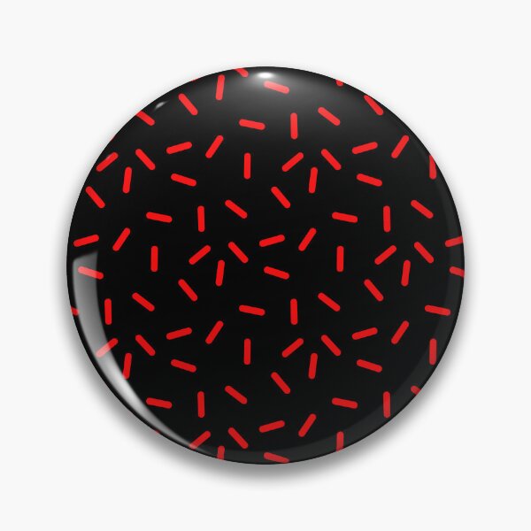 Item preview, Neon Red Sprinkles Dashed Line Confetti Party Pattern designed and sold by Alchemy-A-La-G.