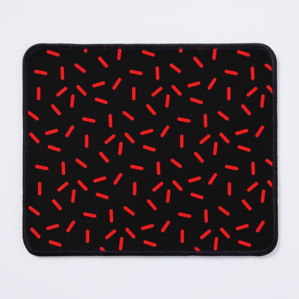 Item preview, Neon Red Sprinkles Dashed Line Confetti Party Pattern designed and sold by Alchemy-A-La-G.
