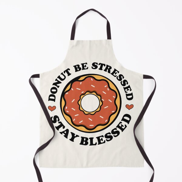 Item preview, Donut Be Stressed Stay Blessed | Orange Glazed Donut designed and sold by PearlMoonGrapes.