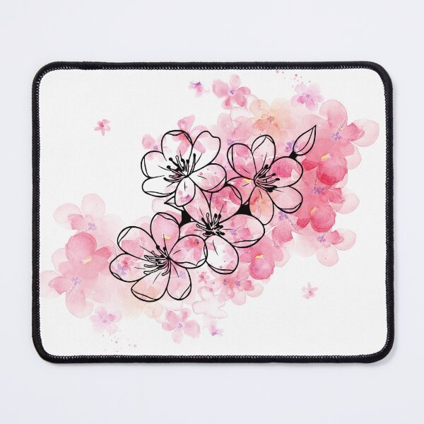Item preview, Larger watercolour cherry blossom designed and sold by jademmm.