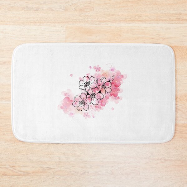 Item preview, Larger watercolour cherry blossom designed and sold by jademmm.