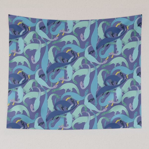 Item preview, Nudos de fideos azules designed and sold by Alstro-Arts.