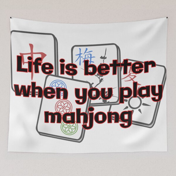 Item preview, Life is Better When You Play Mahjong designed and sold by JORDYN MARBURG.