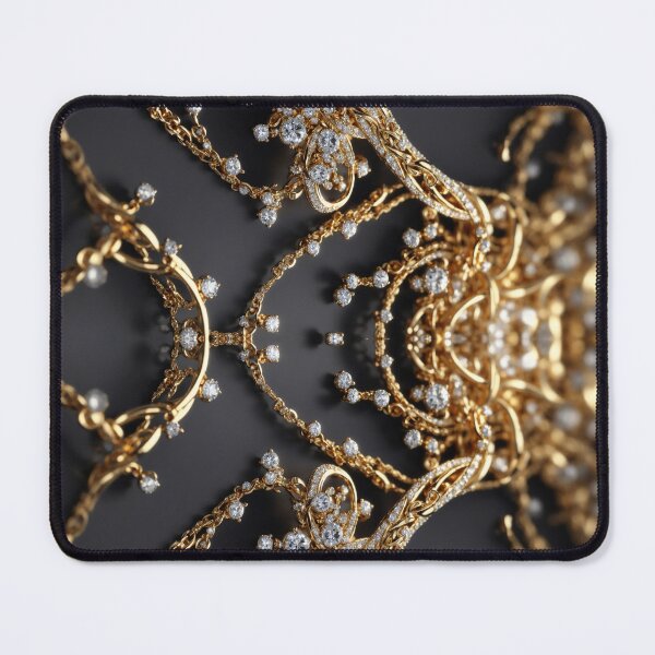 Item preview, Vertical pattern of precious gold and diamond jewelry designed and sold by Carlos Gudino.