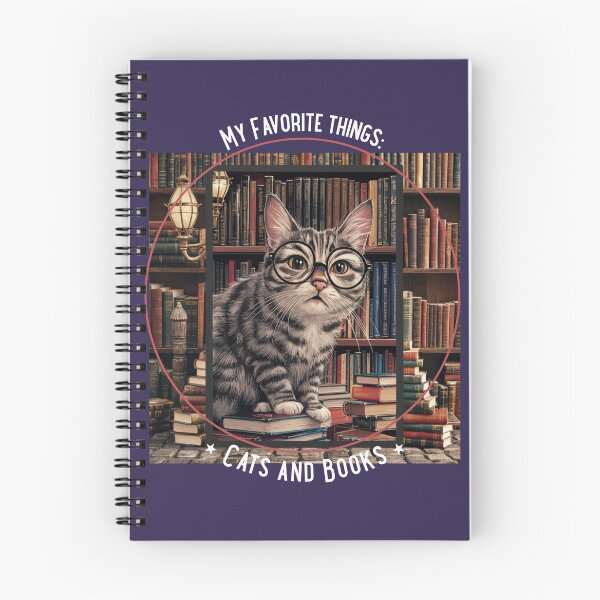Item preview, Cats and Books, My Favorites! designed and sold by Lilmoo31.