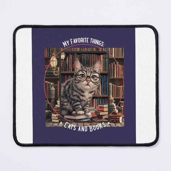 Item preview, Cats and Books, My Favorites! designed and sold by Lilmoo31.