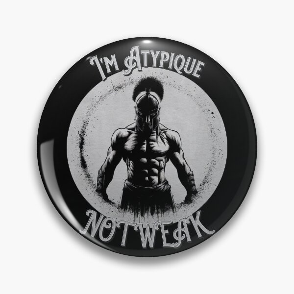Item preview, Atypique not weak black and grey AI generated sparta designed and sold by JonathanP514.