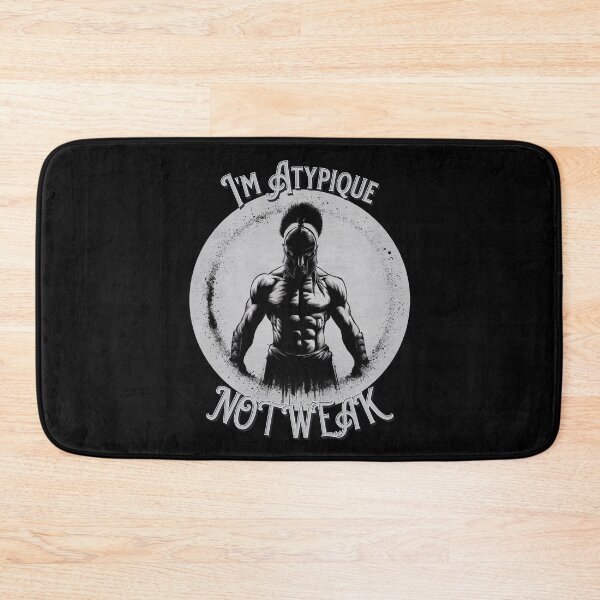 Item preview, Atypique not weak black and grey AI generated sparta designed and sold by JonathanP514.
