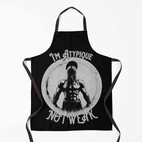 Item preview, Atypique not weak black and grey AI generated sparta designed and sold by JonathanP514.