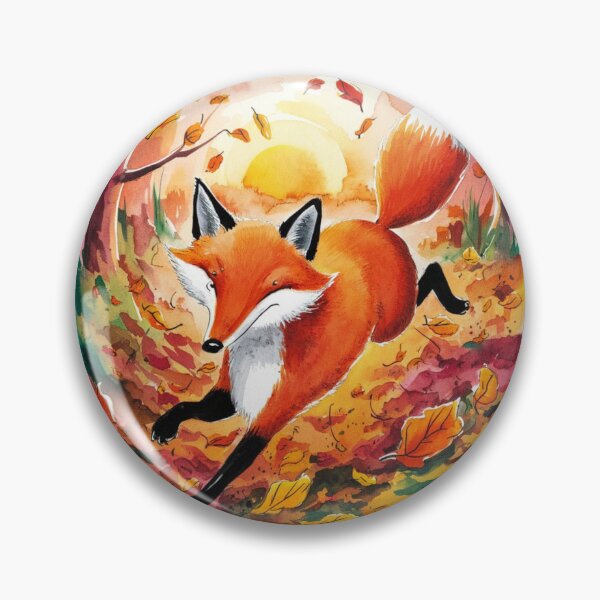 Artikelvorschau, Fuchs-Porträt. Herbstfuchs, Herbstsaison, Fantasiefuchs, wunderlicher Fuchs, Fuchs für die Feiertage entworfen und verkauft von FoxVibes.