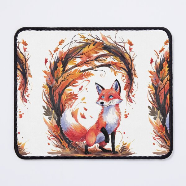 Artikelvorschau, Fuchs-Porträt. Herbstfuchs, Herbstsaison, Fantasiefuchs, wunderlicher Fuchs, Fuchs für die Feiertage entworfen und verkauft von FoxVibes.