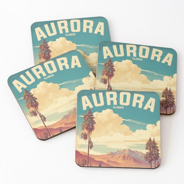 Item preview, Aurora Illinois USA Vintage Travel Tourism  designed and sold by TravelersGems.