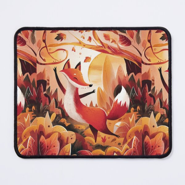 Item preview, Fox Portrait. autumn fox, fall season, fantasy fox, whimsical fox, fox for holidays designed and sold by FoxVibes.