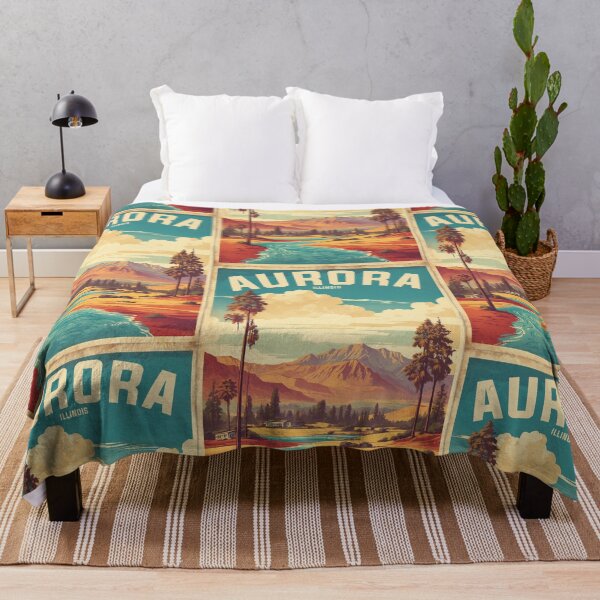 Item preview, Aurora Illinois USA Vintage Travel Tourism  designed and sold by TravelersGems.