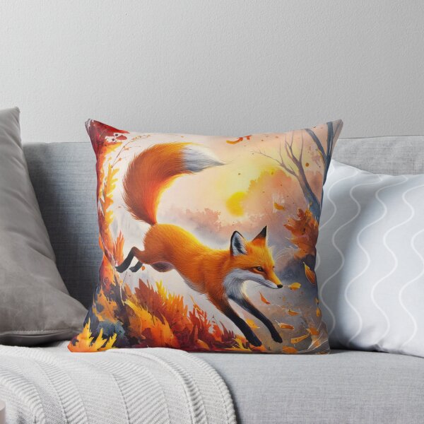 Item preview, Fox Portrait. autumn fox, fall season, fantasy fox, whimsical fox, fox for holidays designed and sold by FoxVibes.
