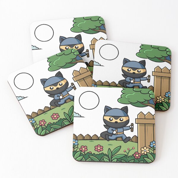Item preview, Moonlit Adventures of a Feline Ninja designed and sold by omerfdln34.