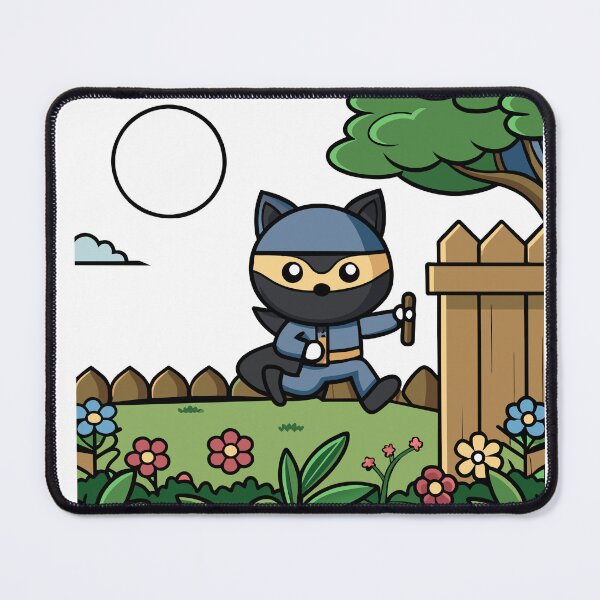Item preview, Moonlit Adventures of a Feline Ninja designed and sold by omerfdln34.