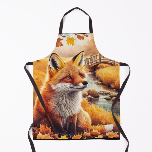 Item preview, Fox Portrait. autumn fox, fall season, fantasy fox, whimsical fox, fox for holidays designed and sold by FoxVibes.