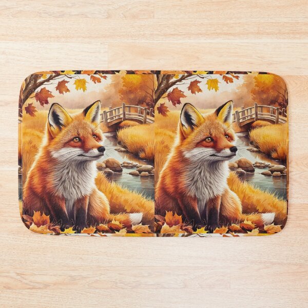 Artikelvorschau, Fuchs-Porträt. Herbstfuchs, Herbstsaison, Fantasiefuchs, wunderlicher Fuchs, Fuchs für die Feiertage entworfen und verkauft von FoxVibes.