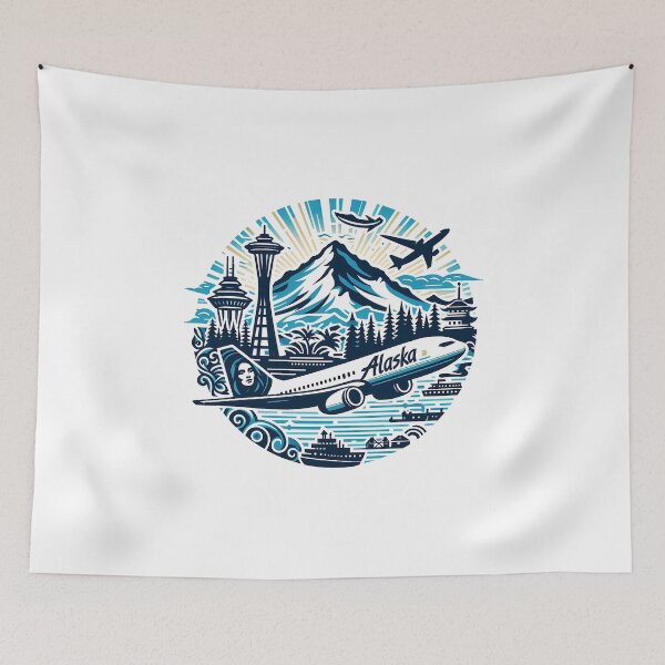 Item preview, Alaska Airlines designed and sold by Suukunna.