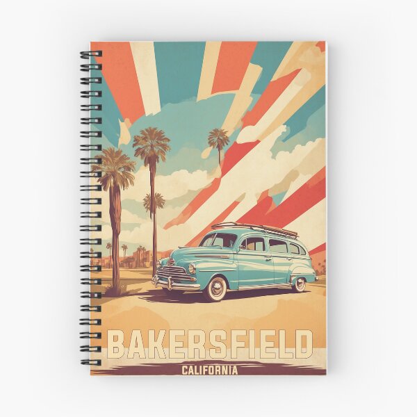 Item preview, Bakersfield California USA Vintage Travel Tourism  designed and sold by TravelersGems.