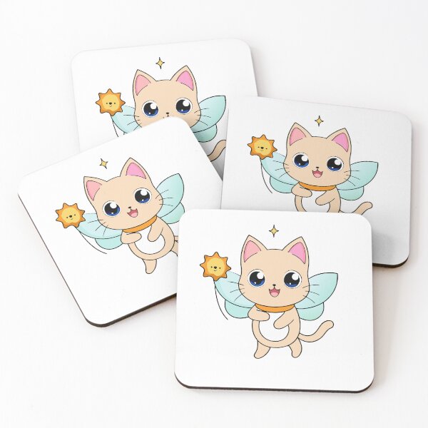 Item preview, Kawaii Cat Fairy's Sparkling Touch in the Fairy designed and sold by omerfdln34.