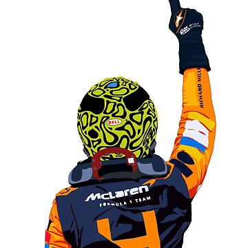 Aperçu de l'œuvre Victoire de Lando Norris à Miami de Paddock Princess