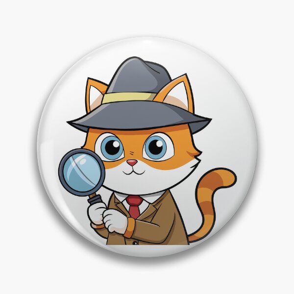 Item preview, Kitty Detective Unraveling Mysteries designed and sold by omerfdln34.