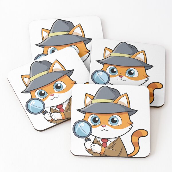 Item preview, Kitty Detective Unraveling Mysteries designed and sold by omerfdln34.