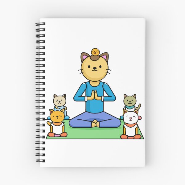 Item preview, Kitty Yoga Instructor Guides a Class of Tiny Animal Yogis designed and sold by omerfdln34.