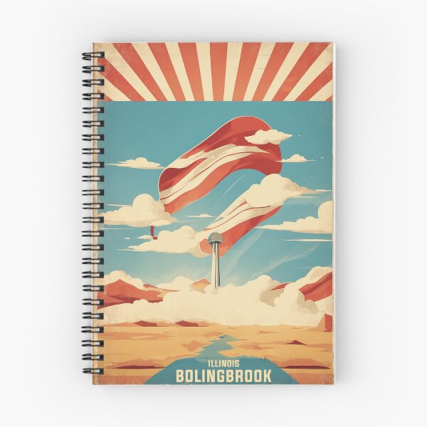 Item preview, Bolingbrook Illinois USA Vintage Travel Tourism  designed and sold by TravelersGems.