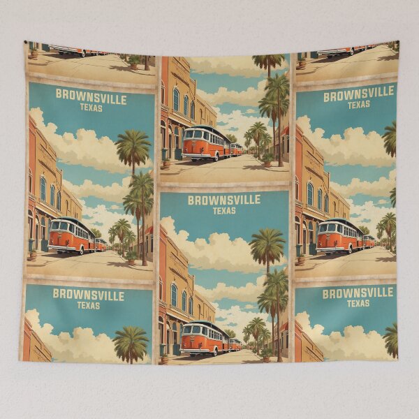 Item preview, Brownsville Texas USA Vintage Travel Tourism  designed and sold by TravelersGems.
