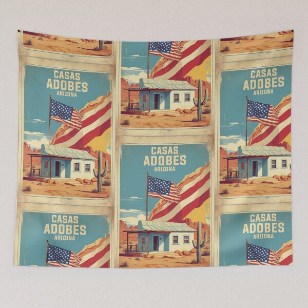 Item preview, Casas Adobes Arizona USA Vintage Travel Tourism  designed and sold by TravelersGems.