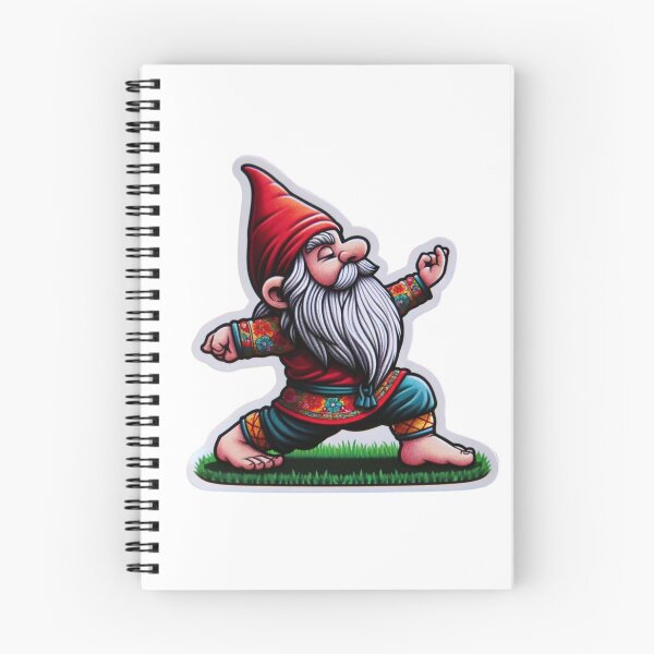 Item preview, Warrior Pose Gnome designed and sold by pixelpulsenyc.