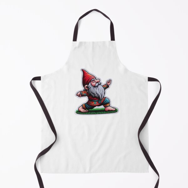 Item preview, Warrior Pose Gnome designed and sold by pixelpulsenyc.