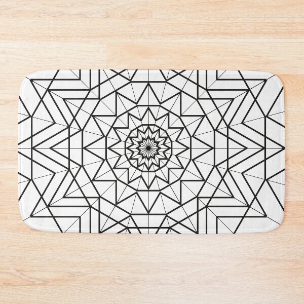 Item preview,  New Black and White Mandala Fractal Sacred Geometry  designed and sold by SacredJoyometry.