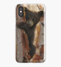 Black Bear Cub "Curious Cub 2" iPhone Case/Skin