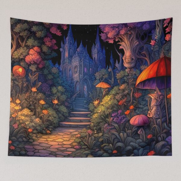 Item preview, Classic Abstract Magical Garden designed and sold by TheDarkWardrobe.