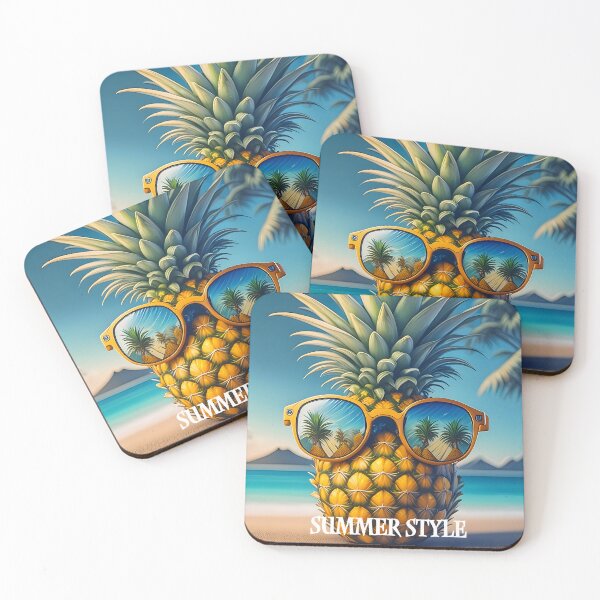 Item preview, Pineapple Summer Style - Beach Vibes Artwork designed and sold by AmvaDesigns.
