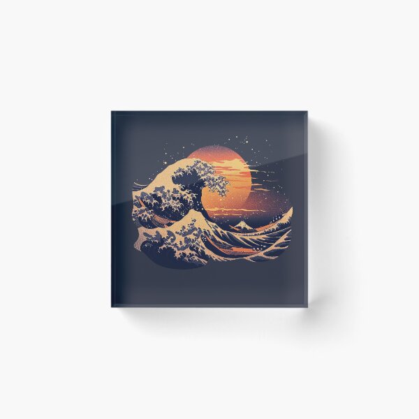 Item preview, The Great Wave with RED MOON  designed and sold by lapart.