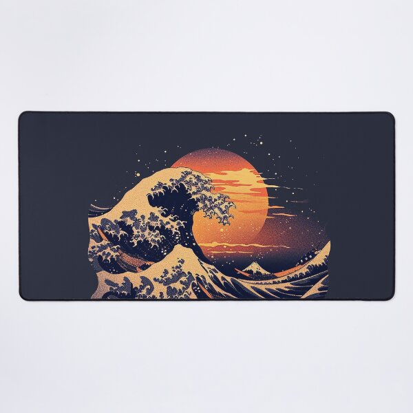 Item preview, The Great Wave with RED MOON designed and sold by lapart.