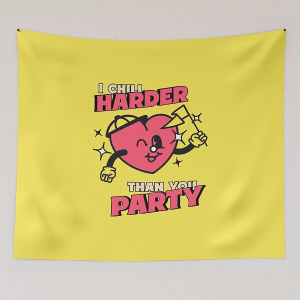 Item preview, I chill harder than you party designed and sold by 87-Aesthetics.