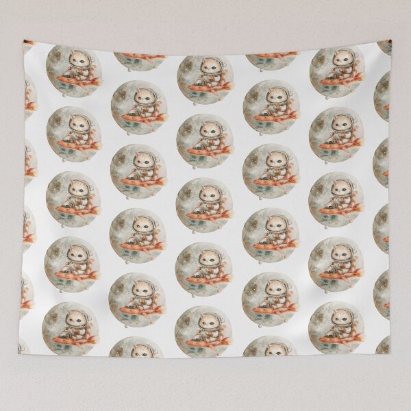 Item preview, Kawaii Cat Astronaut Adventure Outer Space Collection 25 designed and sold by tjnextgen99.