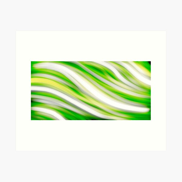 Item preview, Green and white streaks of light designed and sold by cloudemmadesign.