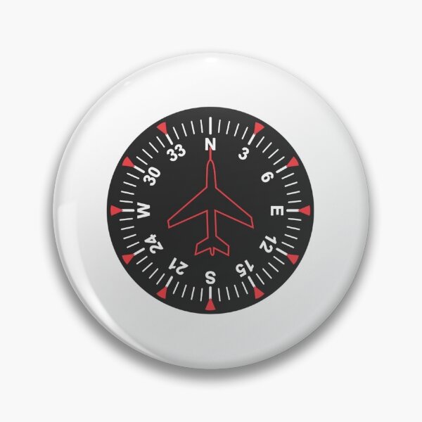 Item preview, Cool Heading Indicator: Aviation Instrument Sticker designed and sold by Aviation-Lover.