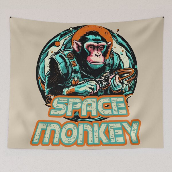 Item preview, space monkey designed and sold by aliraweb.